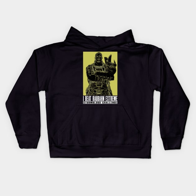 I BEAT RAUBAHN EXTREME Kids Hoodie by Tae